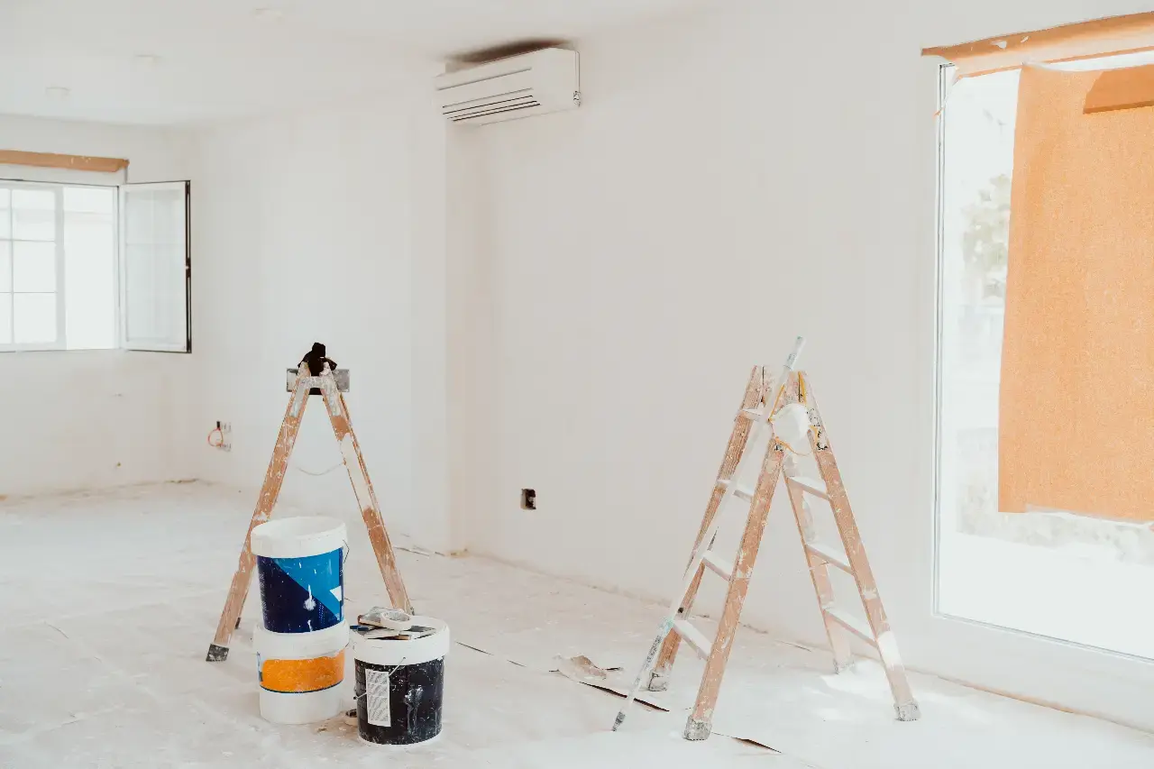 Interior painting in a Connecticut home